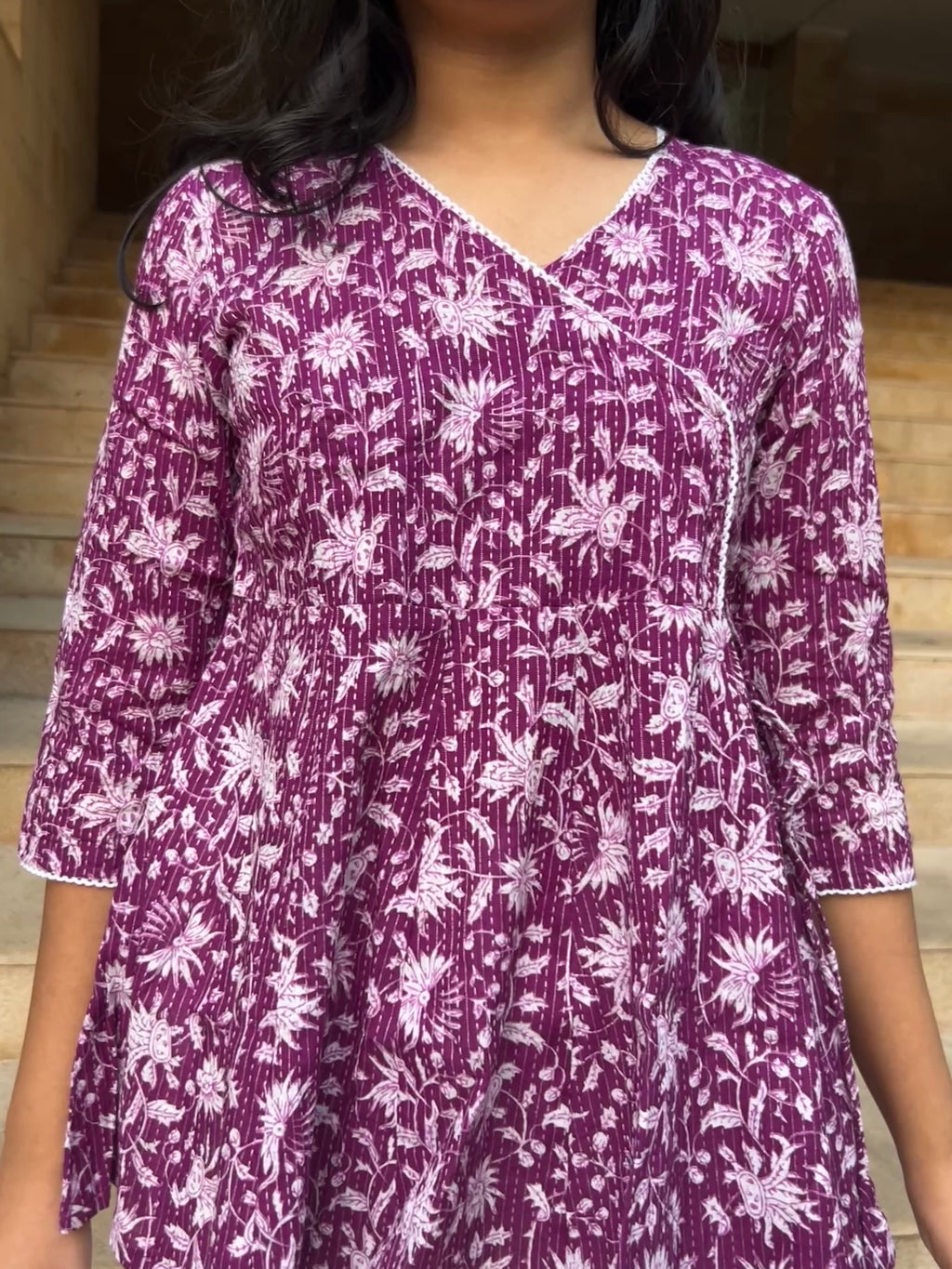 Plum Meadow Kurti
