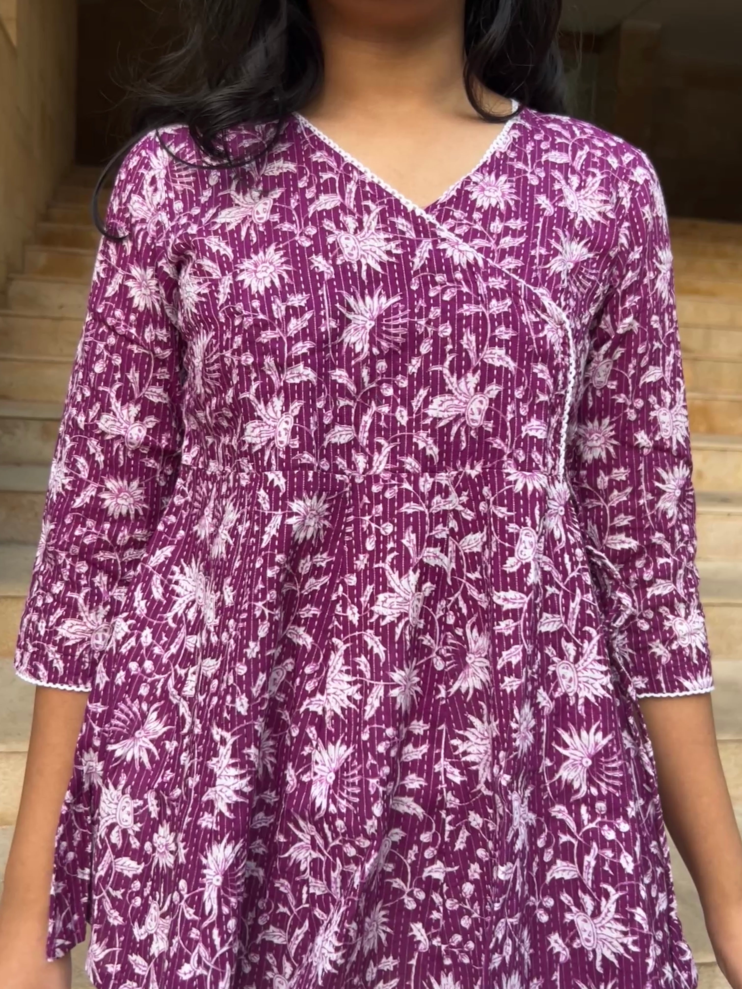Plum Meadow Kurti