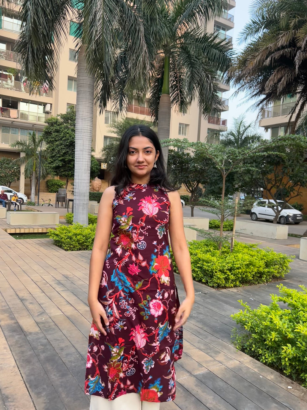 Maroon Muse Kurti