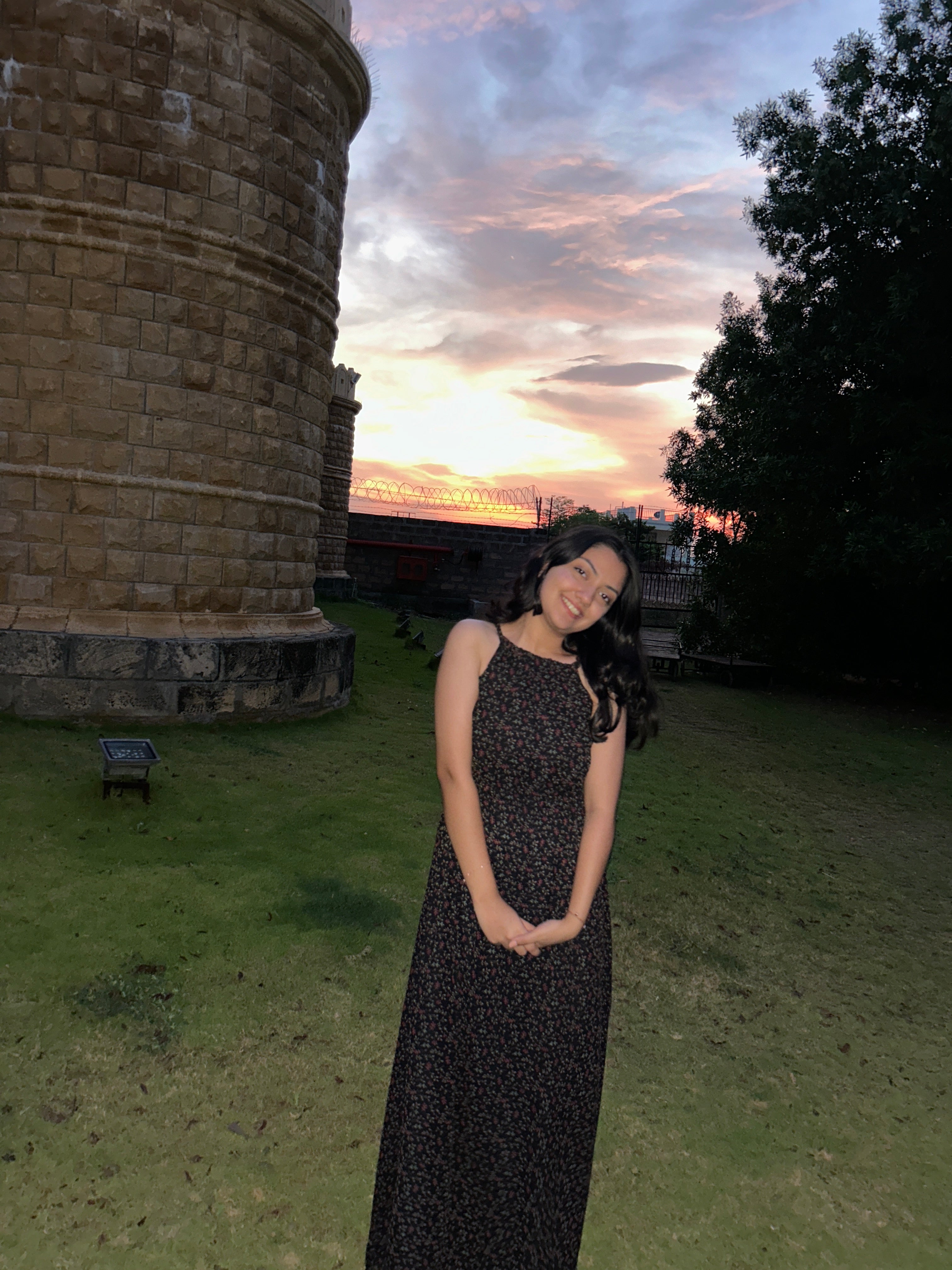 Onyx Bloom Dress