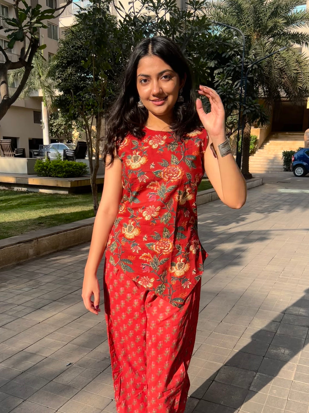Crimson Muse Co-ord Set