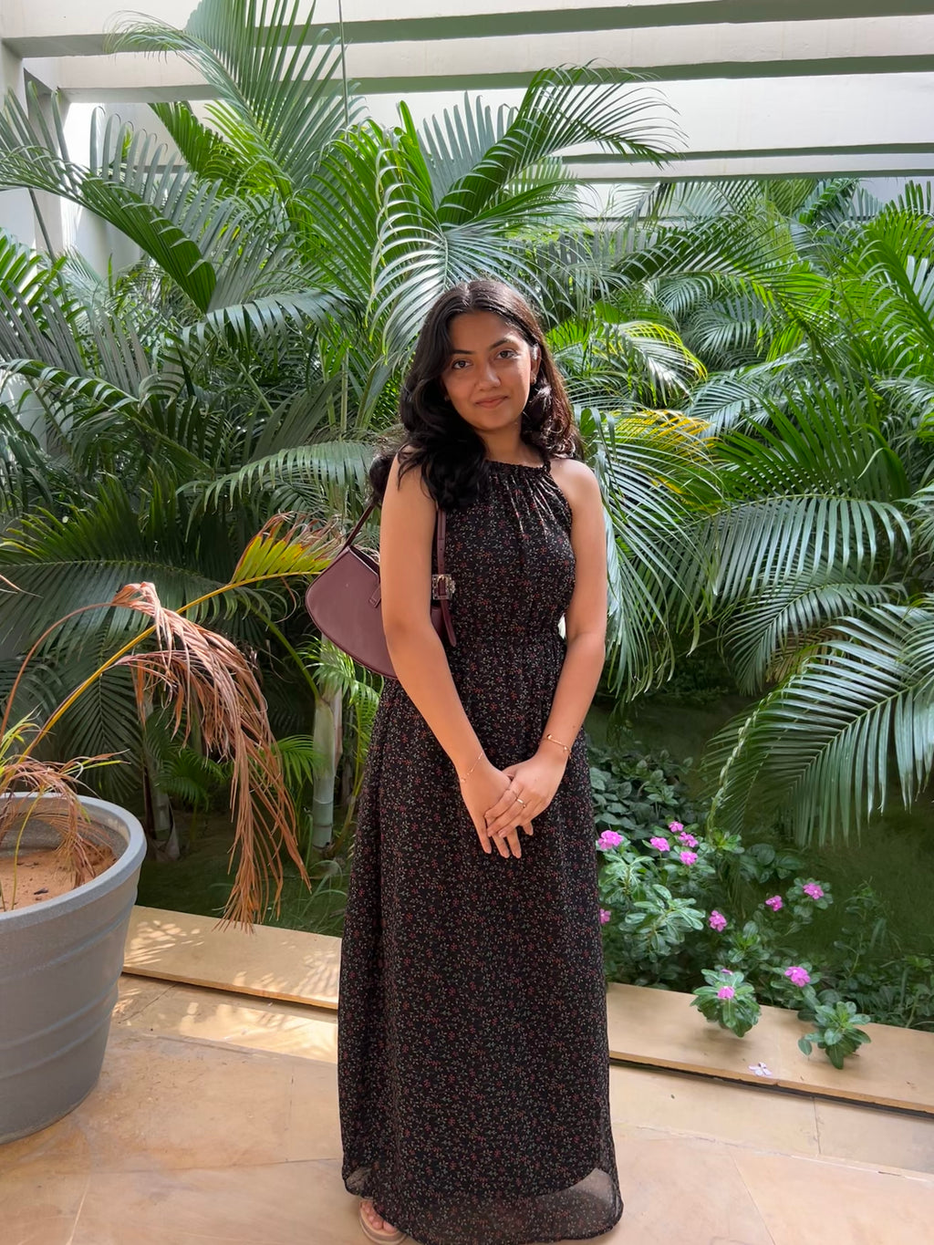Onyx Bloom Dress