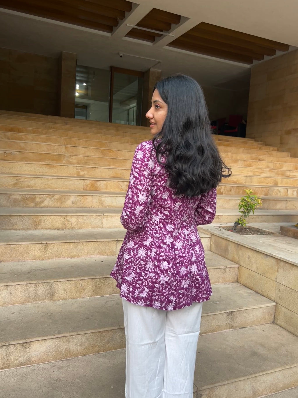 Plum Meadow Kurti