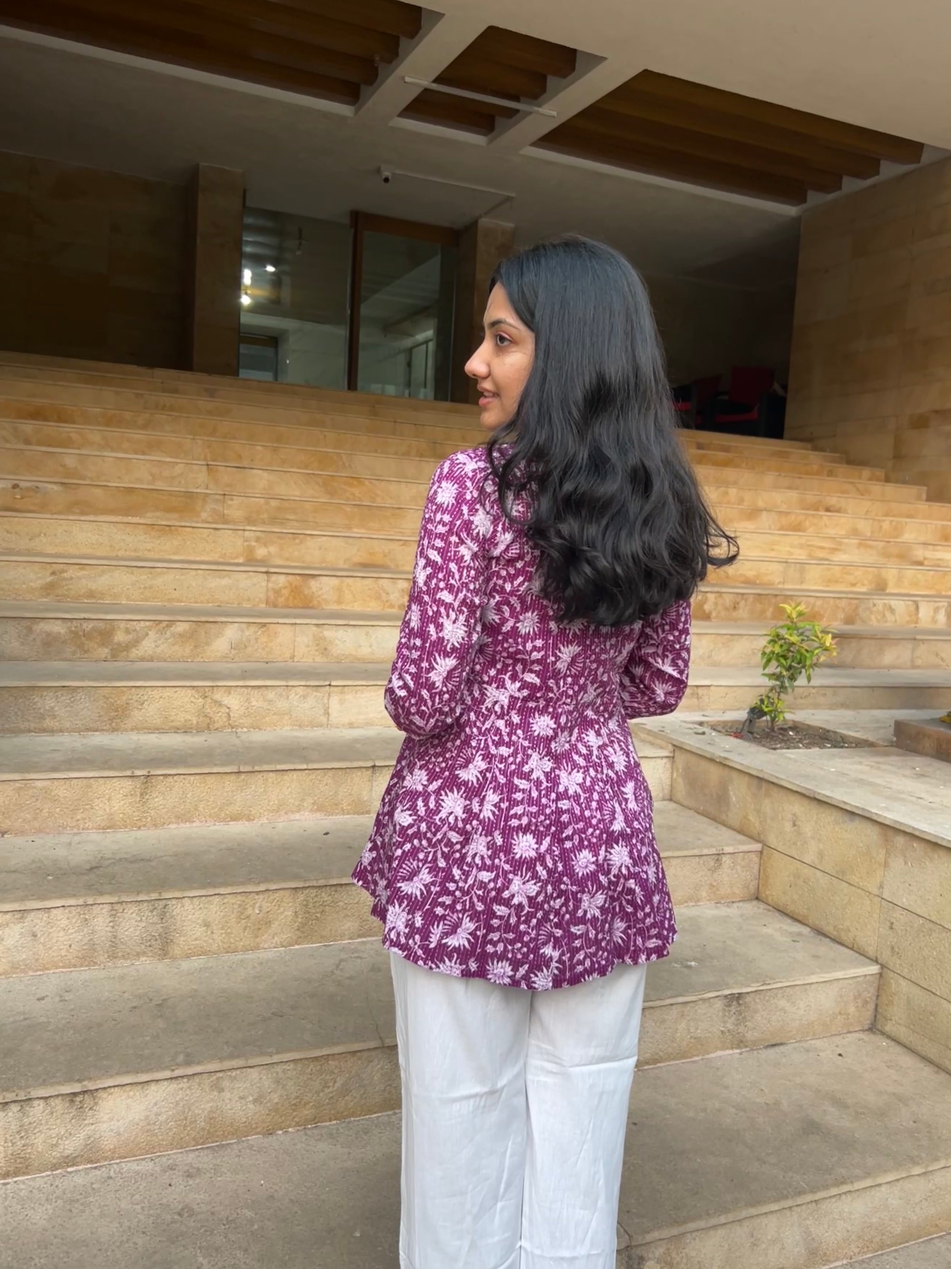 Plum Meadow Kurti